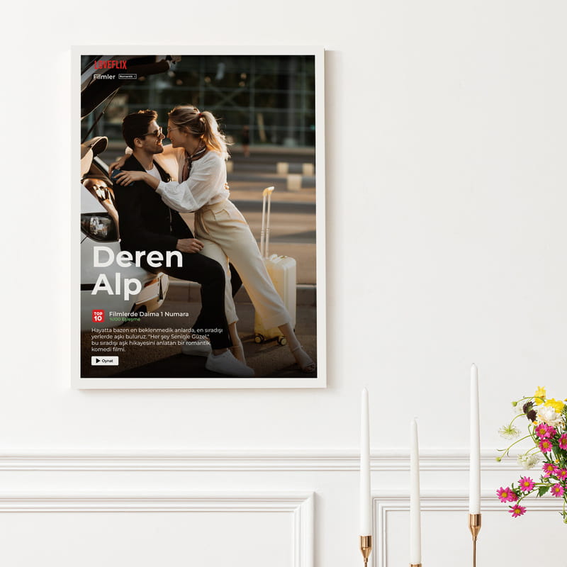 Kişiye Özel Film Temalı Kanvas Tablo - 30x40