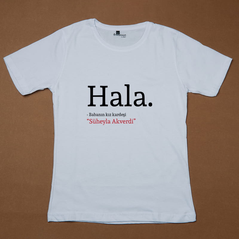 Kişiye Özel Hala Yeğen Kombini Tişört Body Seti - %100 Pamuklu Kumaş