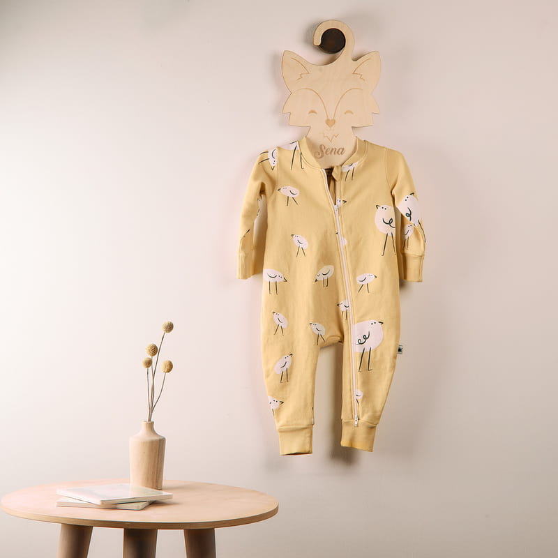 Kişiye Özel Hayvan Figürlü Bebek Giysi Askısı