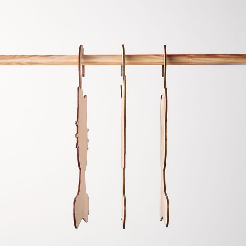 Kişiye Özel Hayvan Figürlü Bebek Giysi Askısı