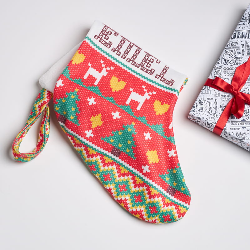 Kişiye Özel Noel Baba Şömine Çorabı