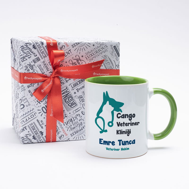 Kişiye Özel Veteriner Temalı Seramik Kupa