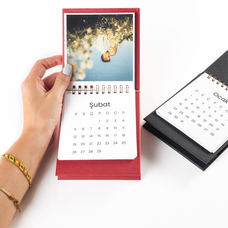 Kişiye Özel 2026 Yapraklı Masa Takvimi - 11x13 cm