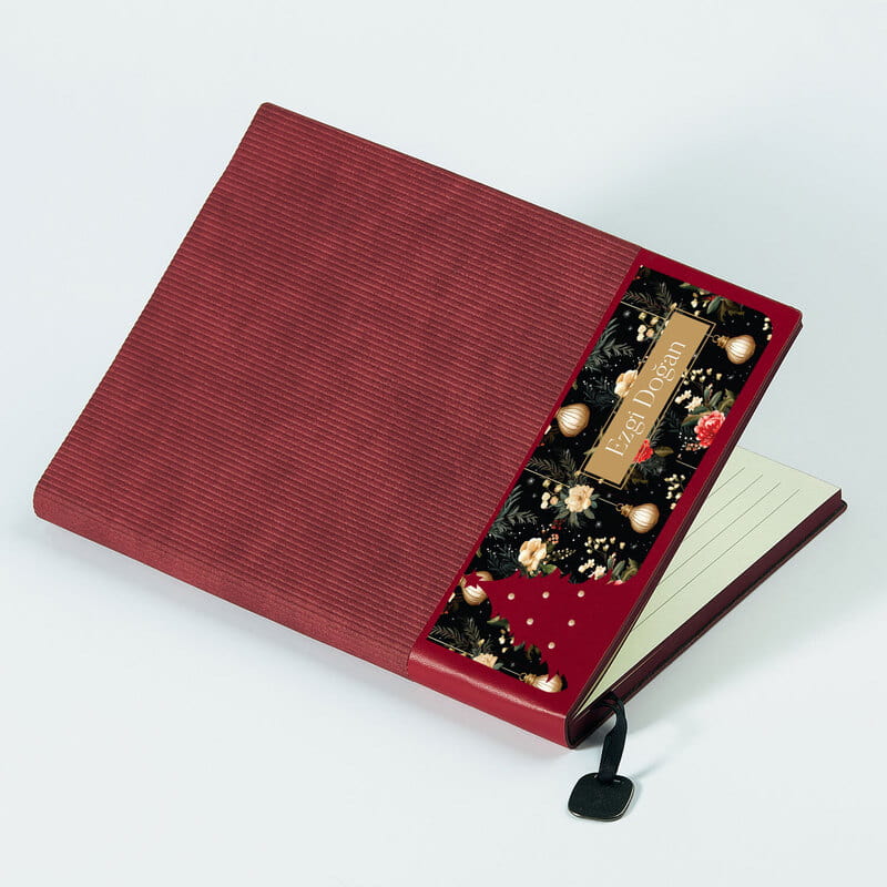 Kişiye Özel Yılbaşı Temalı Defter