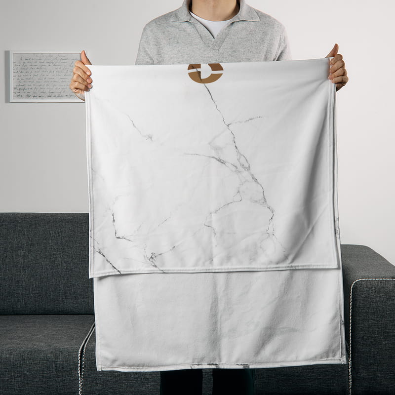 Kurumsal Logo Baskılı Omuz Şalı