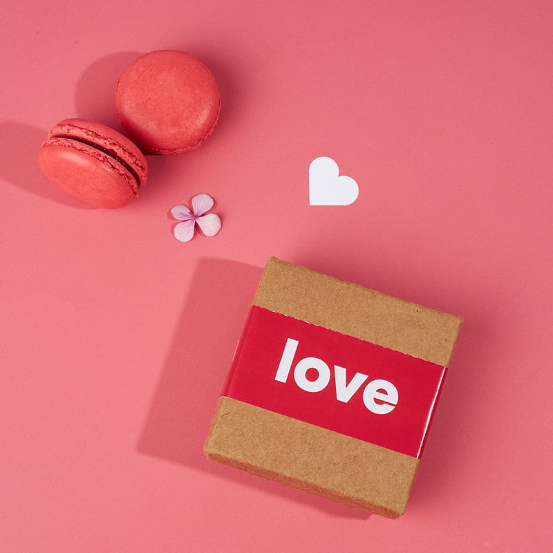 Love Tasarımlı Akordiyon Fotoğraf Kutusu