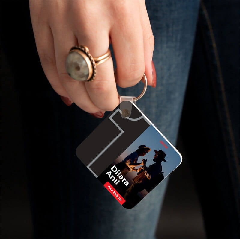 Lovestory Kişiye Özel Ev Anahtarlığı