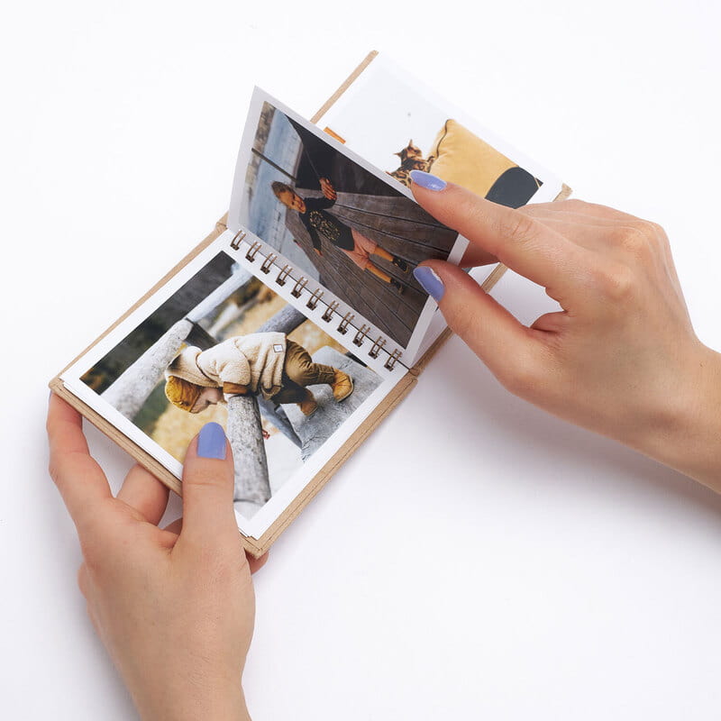 Minimal İsim Baskılı Fotoğraflı Albüm