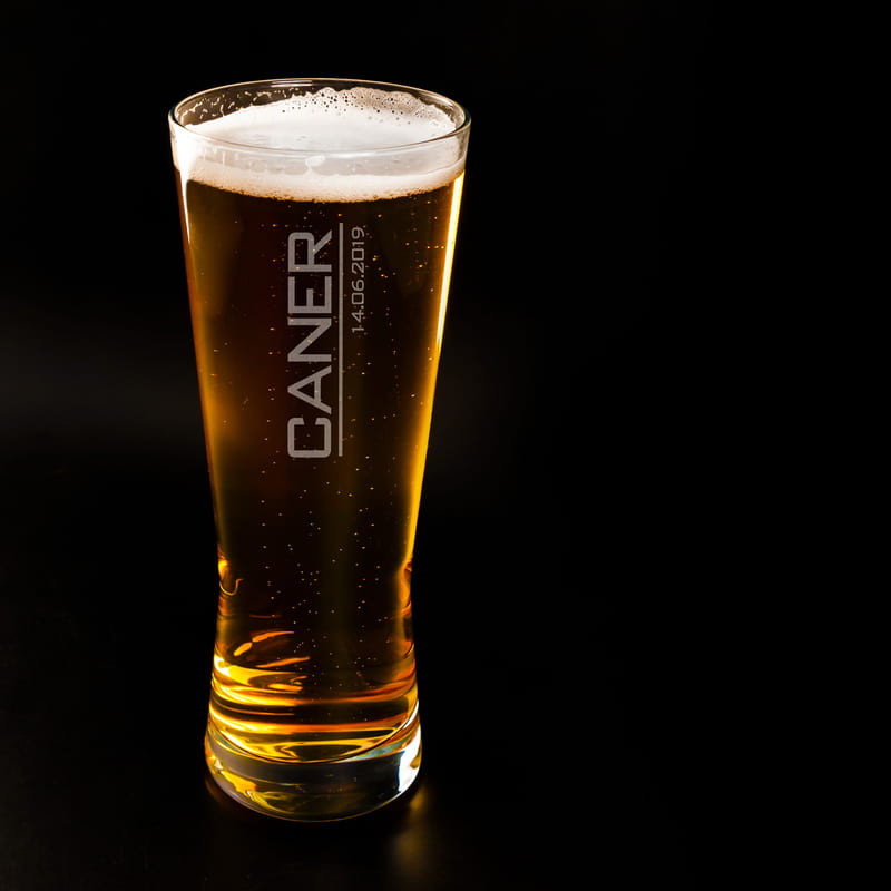 Minimal Tasarımlı Prag Bira Bardağı