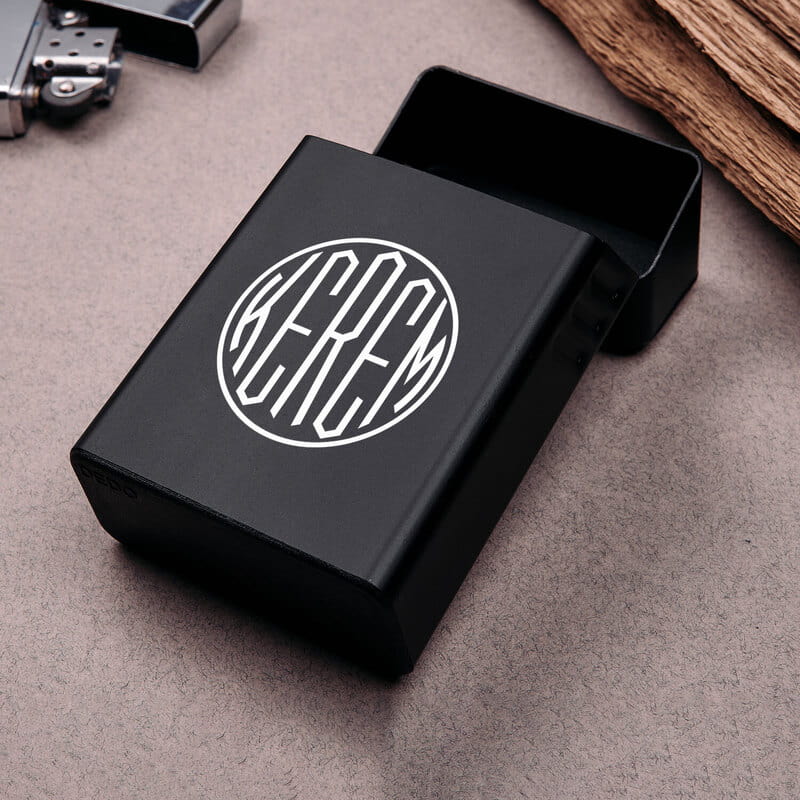 Monogramlı Kişiye Özel Sigara Kutusu