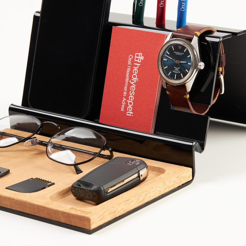 Mühendislere Hediye 3 Kalemli Masaüstü Düzenleyici