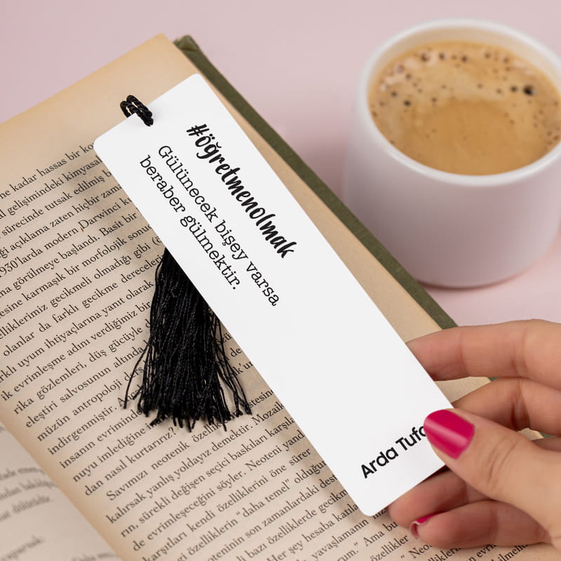 Öğretmen Olmak Kelime Anlamlı Kitap Ayracı