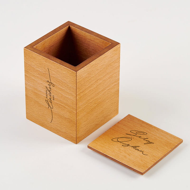 Öğretmenler Günü Hediyesi Kişiye Özel Ahşap Kalemlik