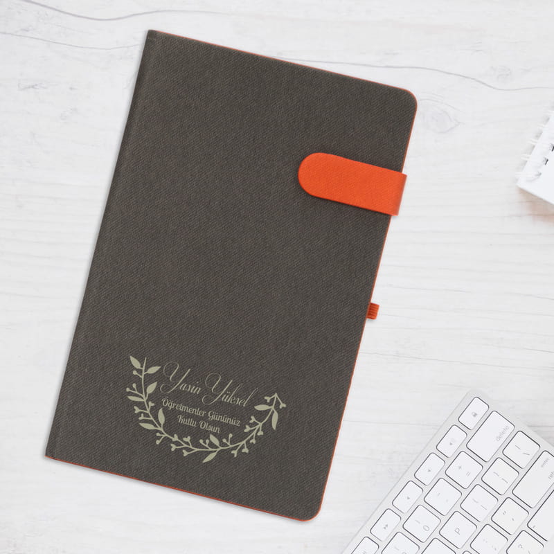 Öğretmenler Günü Hediyesi Kişiye Özel Renkli Not Defteri