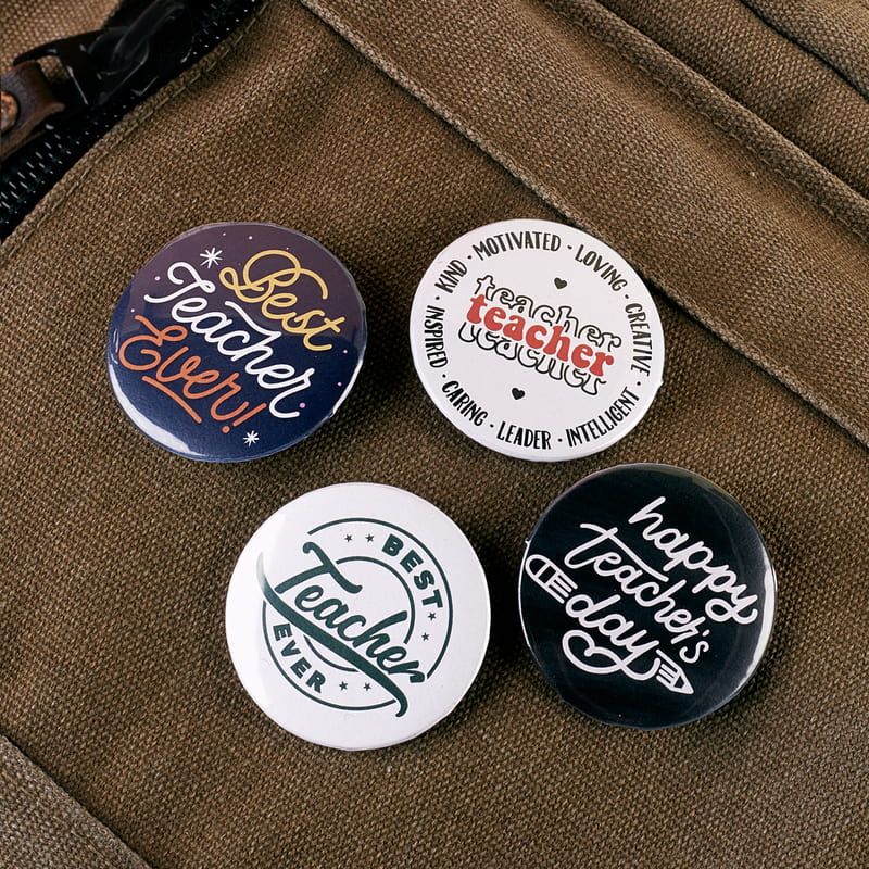 Öğretmenler Gününe Özel 4'lü Rozet Set