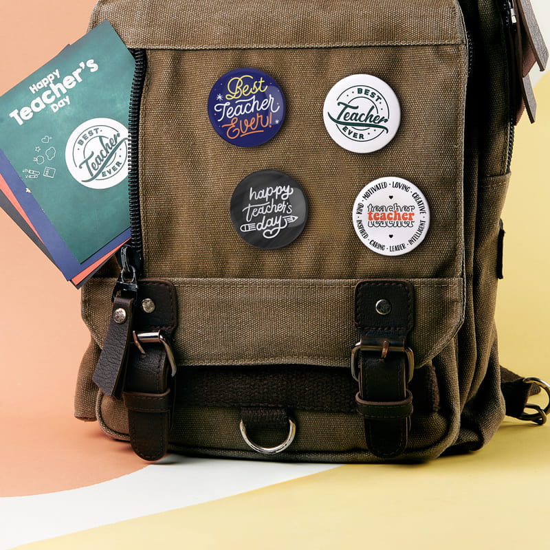 Öğretmenler Gününe Özel 4'lü Rozet Set