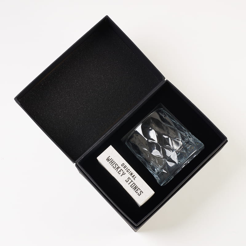 Özel Kutusunda Kristal Desenli Viski Kadeh Seti