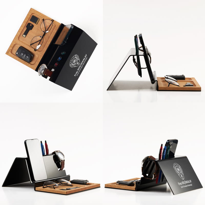 Polise Hediye İsim Yazılı Masaüstü Düzenleyici