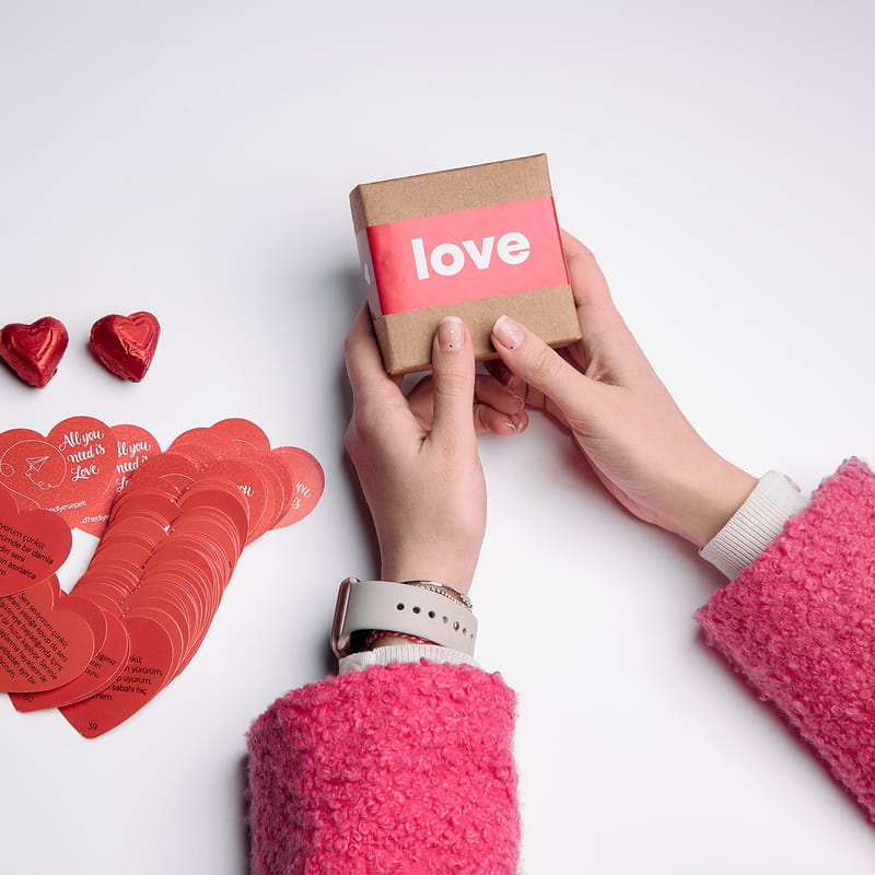 Seni Seviyorum Çünkü Mesaj Kartları