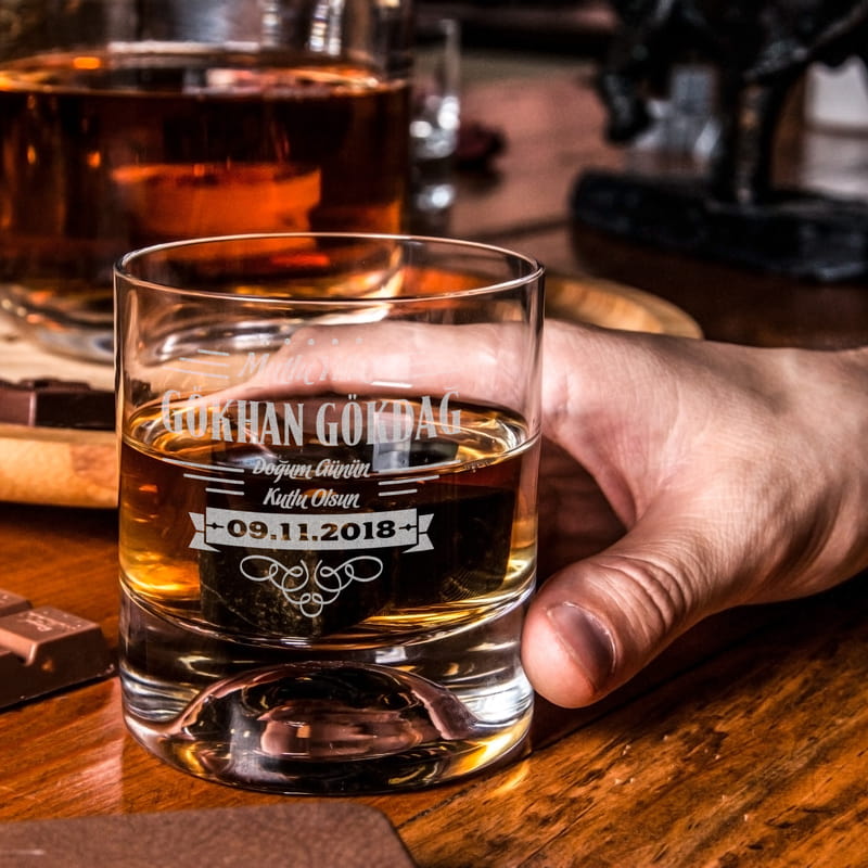 Sevgiliye Doğum Günü Hediyesi Viski Kadeh Seti