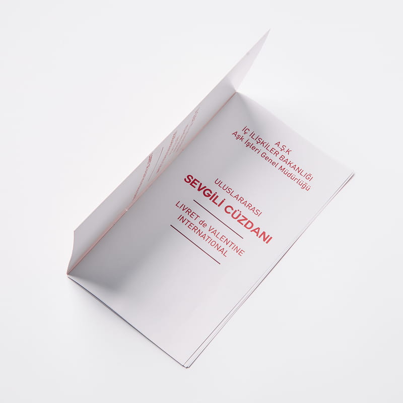 Sevgiliye Hediye Fotoğraflı Uluslararası Sevgili Cüzdanı