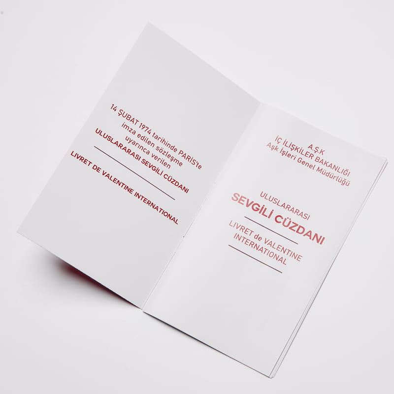 Sevgiliye Hediye Uluslararası Sevgili Cüzdanı