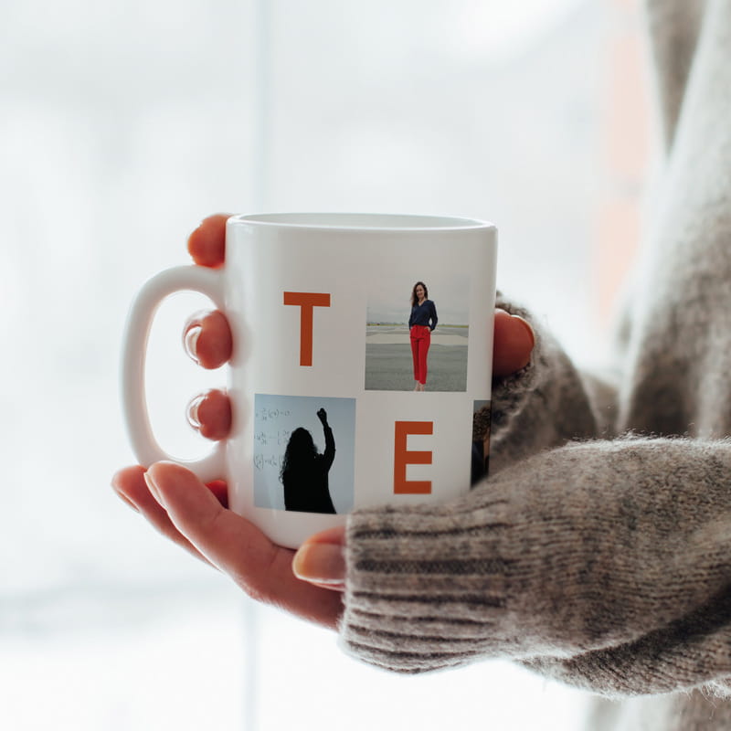 Teach Yazılı Fotoğraflı Kupa Bardak