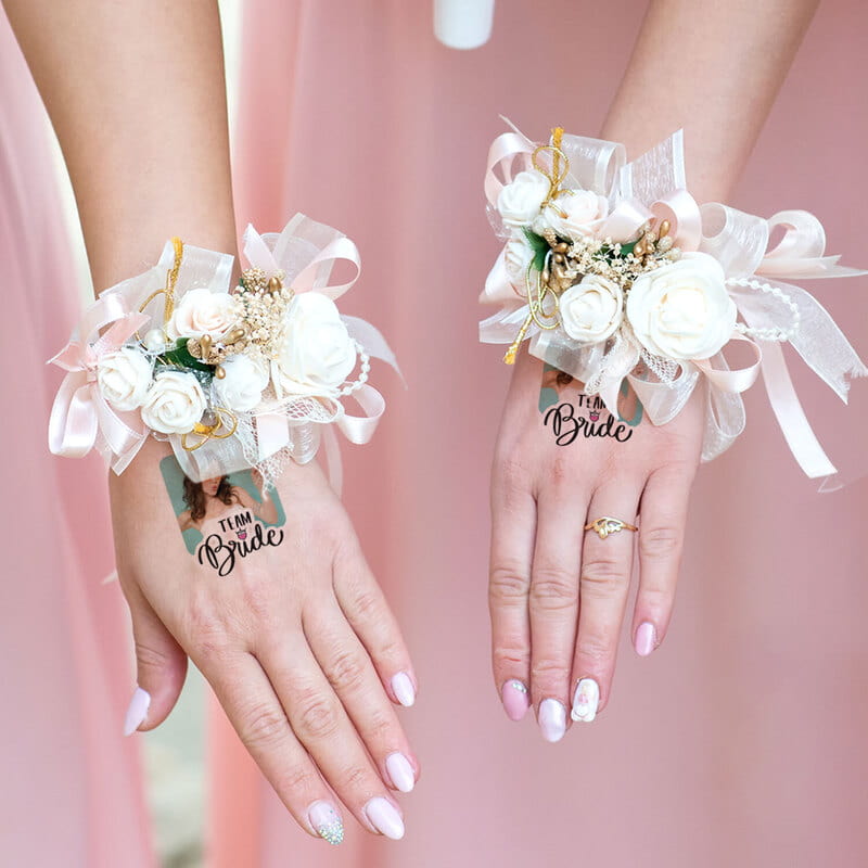 Team Bride Fotoğraf Baskılı Geçici Dövme