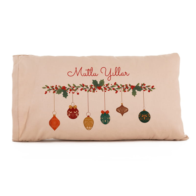 Yeni Yıl Mesajlı Bel Yastığı