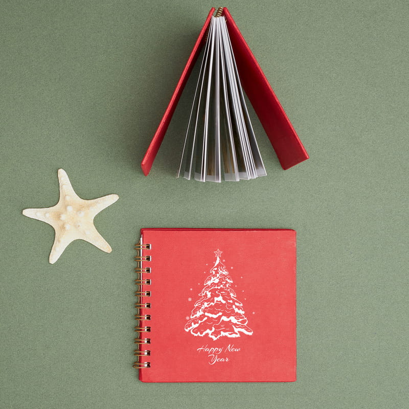 Yılbaşı Ağacı Tasarımlı 70 Fotoğraflı Albüm