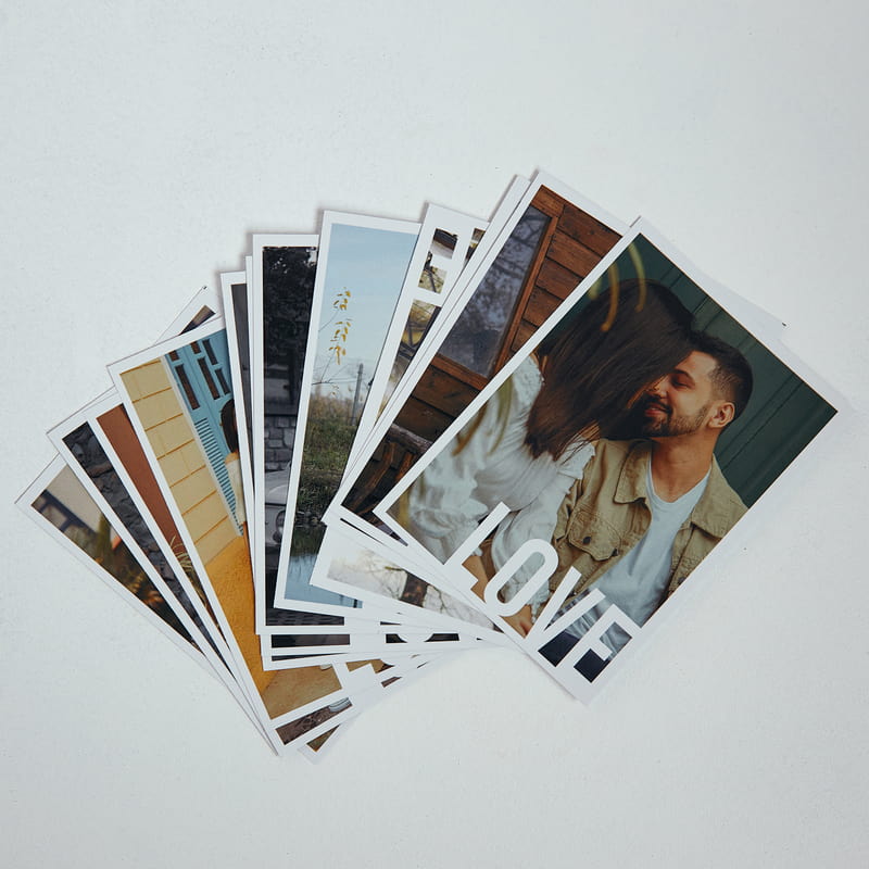 13 x 18 Love Temalı Klasik Kart Fotoğraf Baskı - 12 Adet