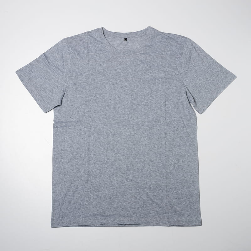 3'lü Erkek Tişört Seti - %100 Pamuk - Laciver - Gri - Füme Set