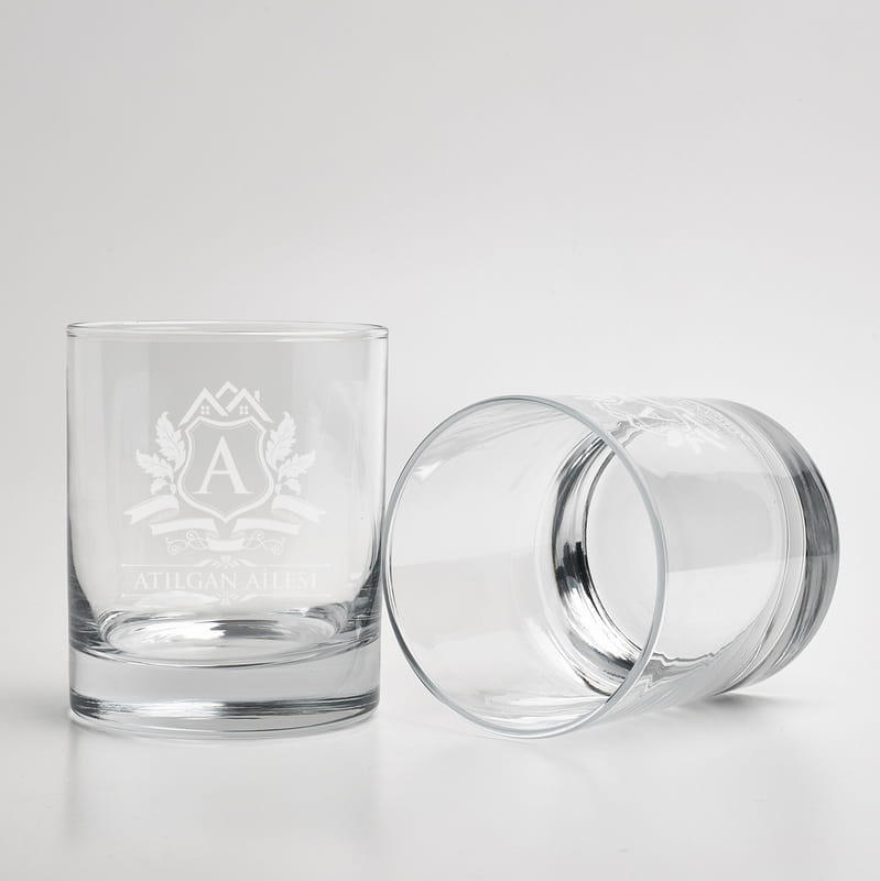 Aile adı Özelleştirmeli 2'li 320cc Viski Seti