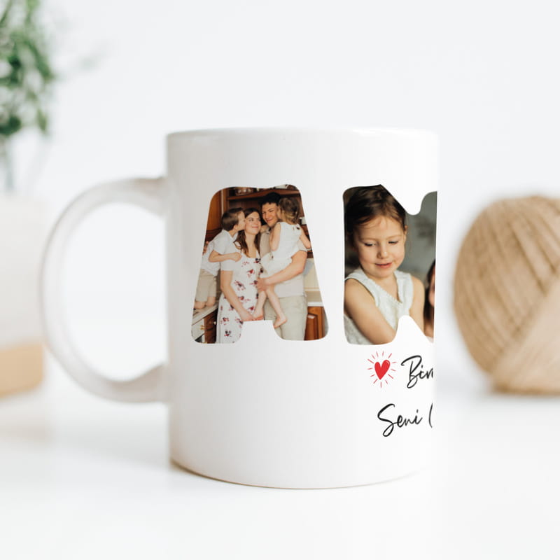 ANNE Fotoğraflı Kupa Bardak