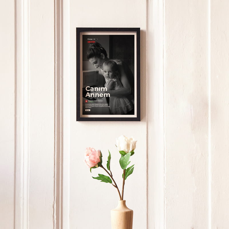 Anne Tasarımlı Familystory Siyah Dekoratif Çerçeve