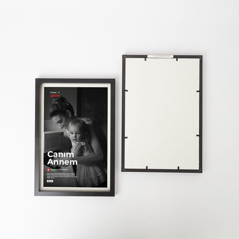 Anne Tasarımlı Familystory Siyah Dekoratif Çerçeve