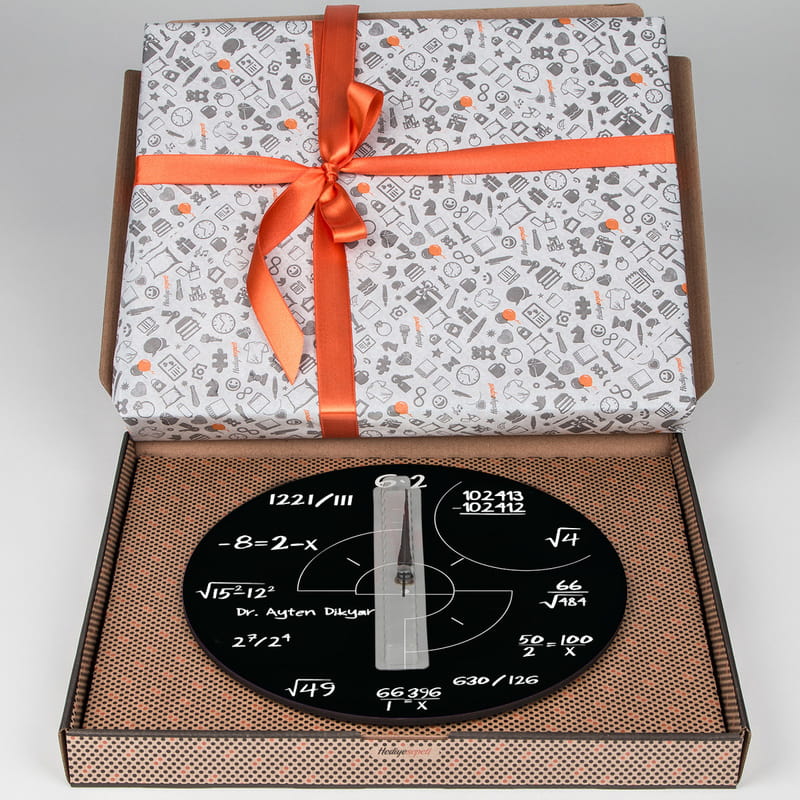 Arkadaşa Hediye Matematik Duvar Saati