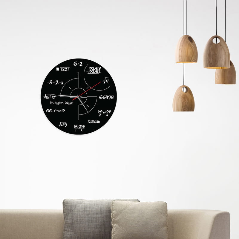 Arkadaşa Hediye Matematik Duvar Saati
