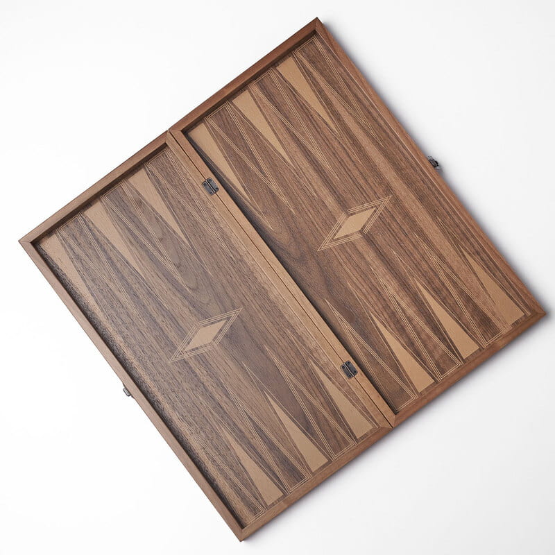 Atatürk İmzalı Kişiye Özel Ceviz Tavla Takımı