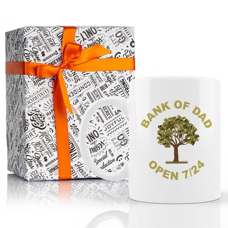 Baba Bank Tasarımlı Esprili Kupa Bardak