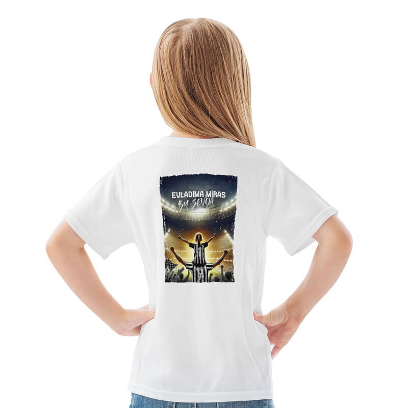 Baba Çocuk Kişiye Özel Siyah Beyaz Tişört Taraftar Kombini