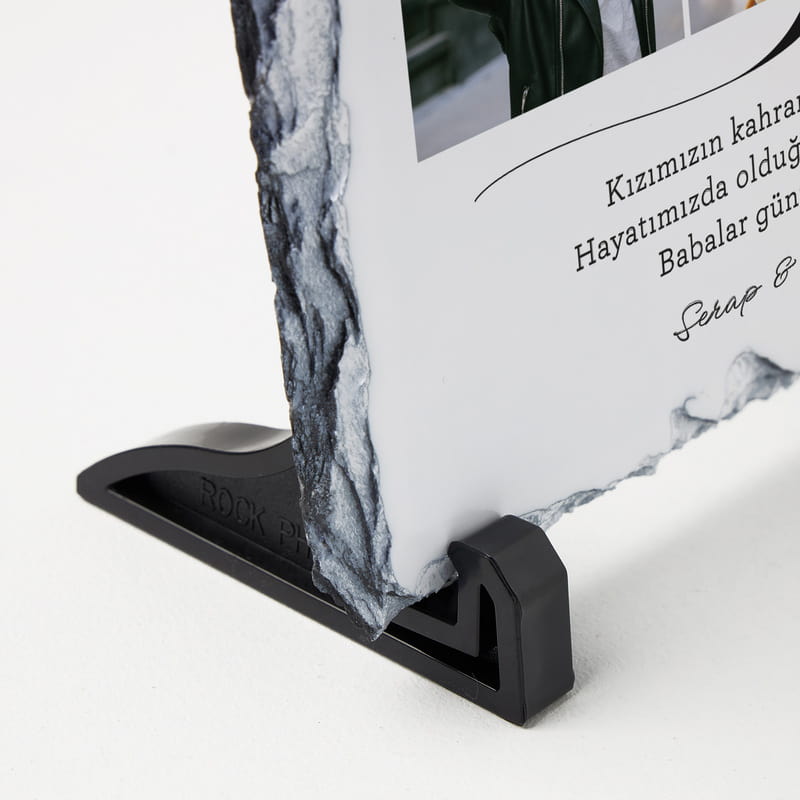 BABA Tasarımlı Masaüstü Taş Foto - 19x19 cm