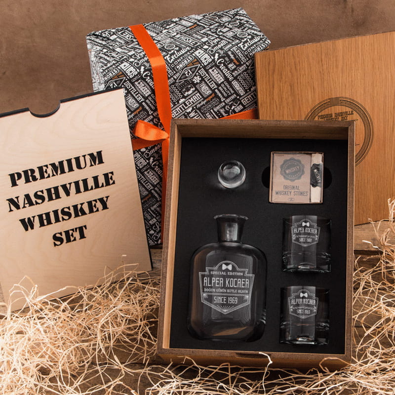 Babaya Özel Gün Hediyesi Nashville Viski Seti