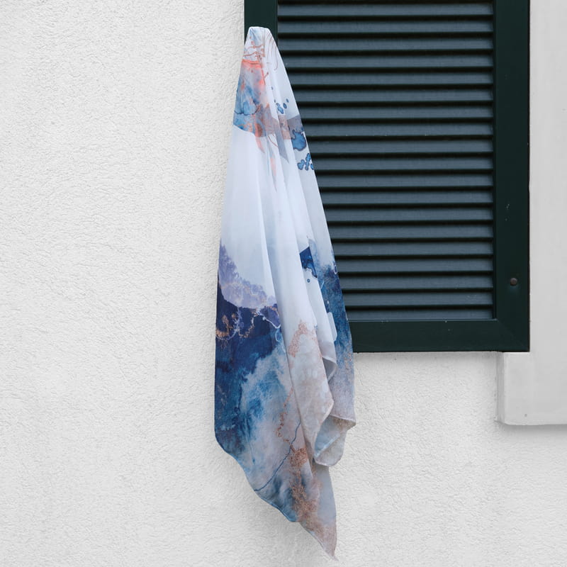 Baş Harf Özelleştirmeli Denizaltı Masalı Temalı Pareo