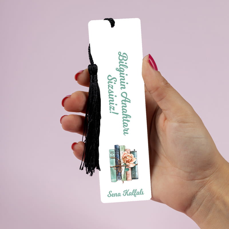 Bilginin Anahtarı Sizsiniz İsimli Kitap Ayracı