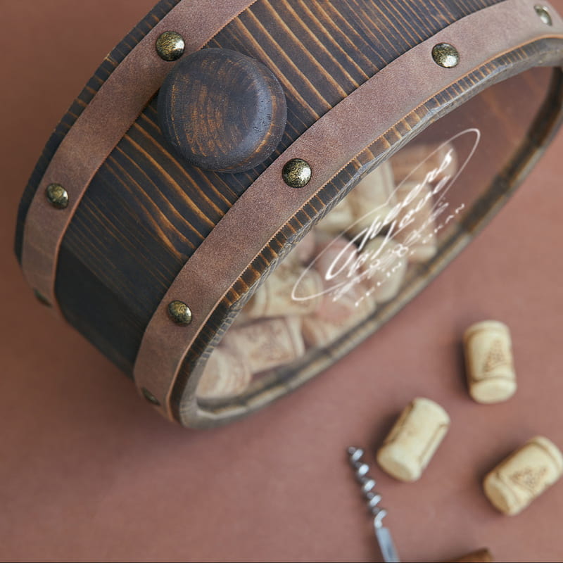 Cheers to Love Tasarımlı Sevgililere Özel Şarap Mantar Hatıra Kutusu