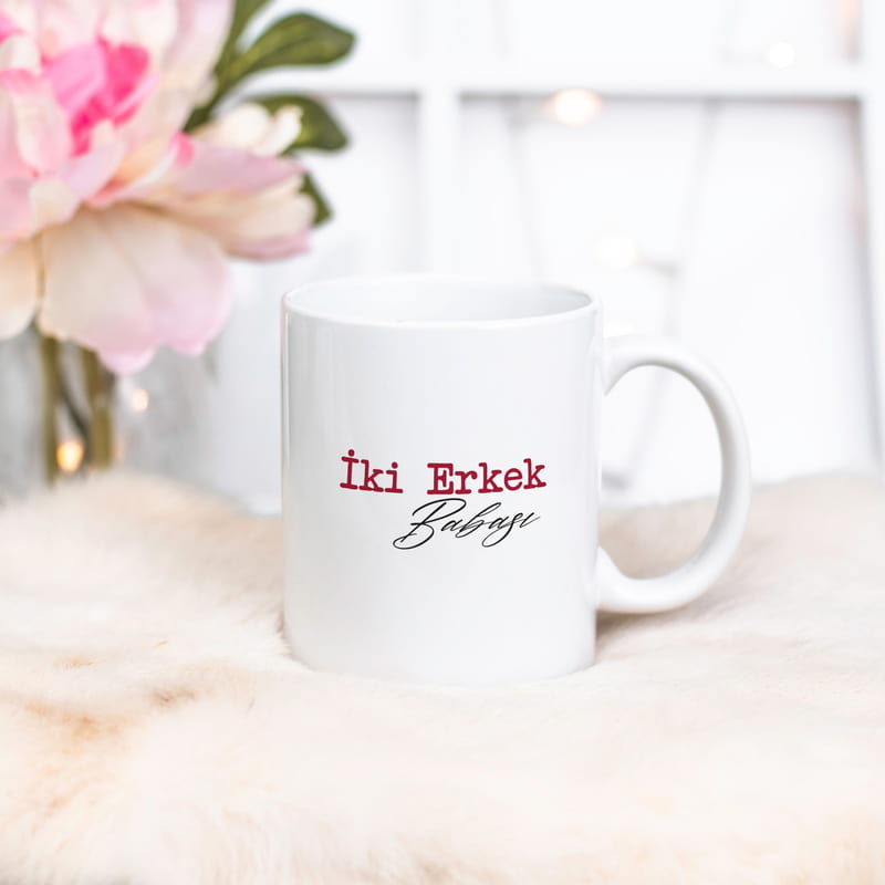 Çocuk Sayısı Özelleştirmeli Baba Kahve Kupası