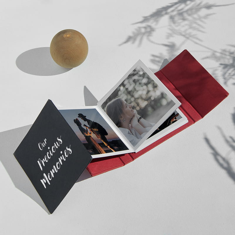 Değerli Anılarımız Açılır Kapaklı Akordiyon Fotoğraf Albümü