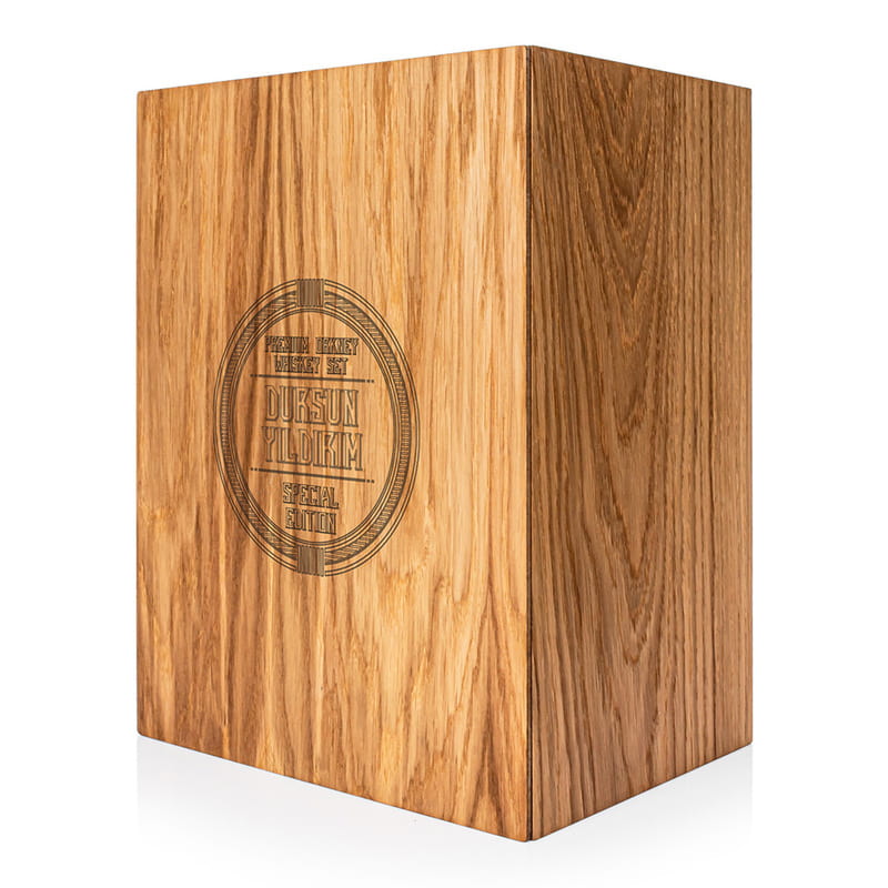 Doğum Günü Hediyesi Ahşap Kutulu Orkney Viski Seti