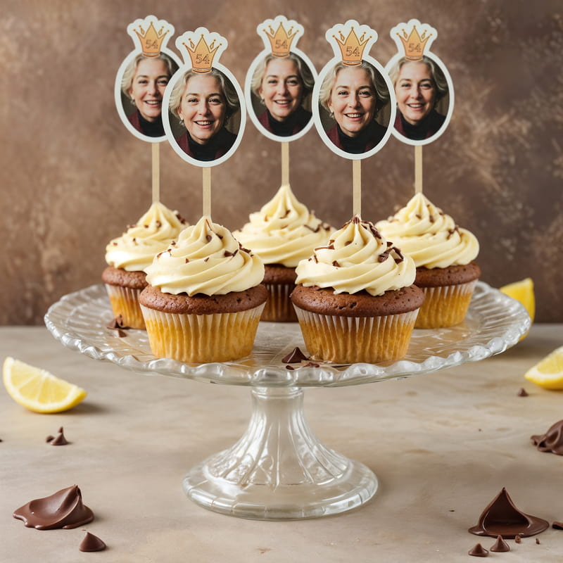 Doğum Günü Partisinin Kraliçesi Fotoğraflı Parti Süsü